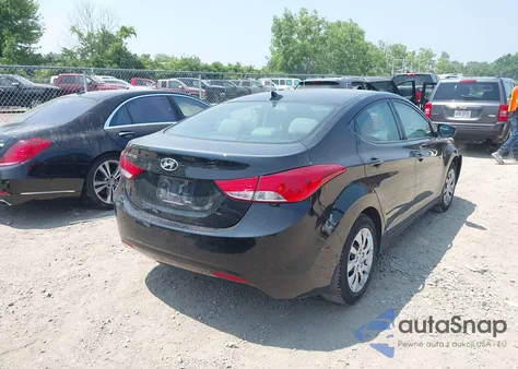 2013 Hyundai Elantra Gls z USA, uszkodzony, nr VIN 5NPDH4AE6DH214334